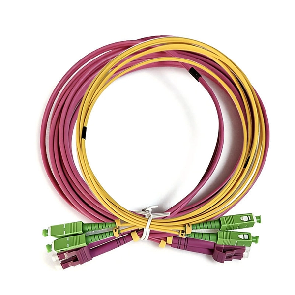 How do optical fiber cables reach users 