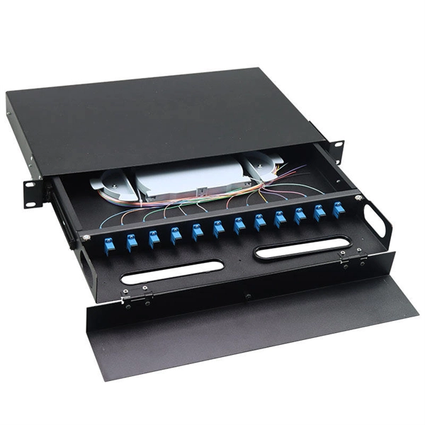 Cable protection strip for distribution boxes